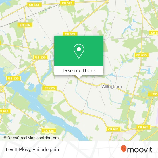 Levitt Pkwy map