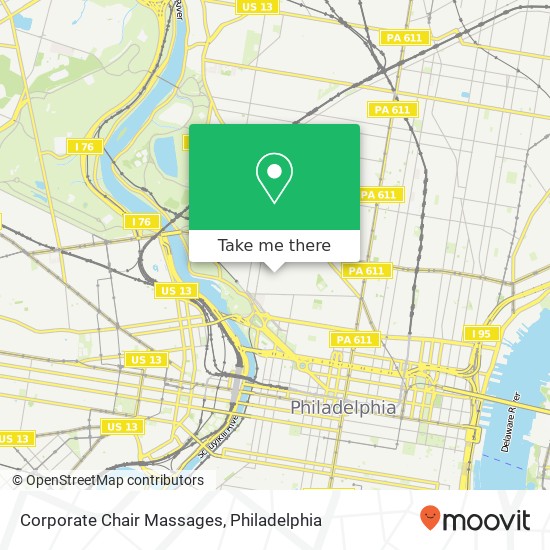 Mapa de Corporate Chair Massages