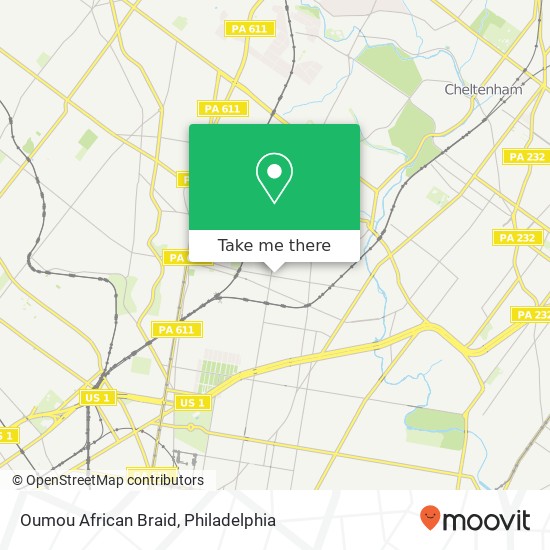 Mapa de Oumou African Braid