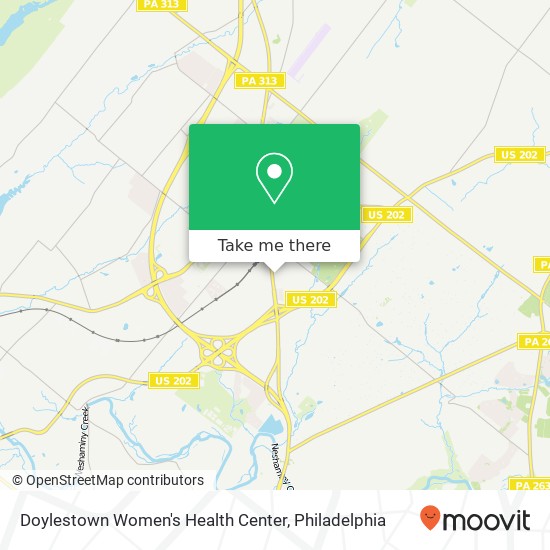 Mapa de Doylestown Women's Health Center