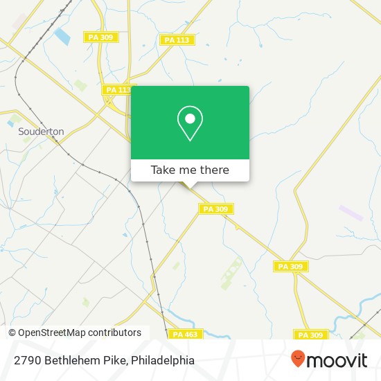 Mapa de 2790 Bethlehem Pike