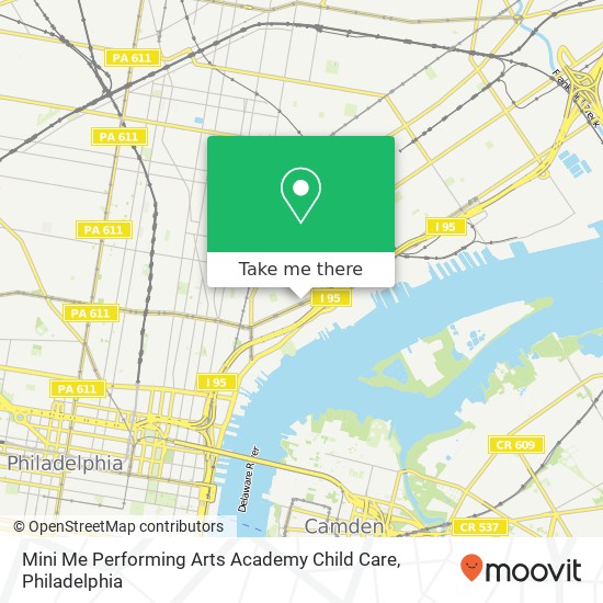 Mapa de Mini Me Performing Arts Academy Child Care