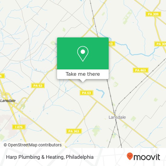 Mapa de Harp Plumbing & Heating