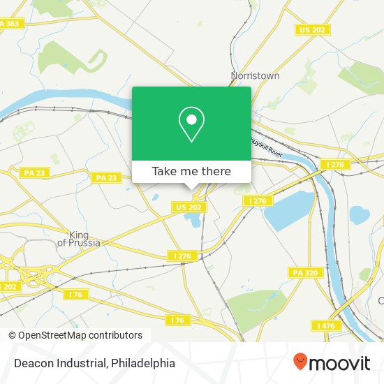 Mapa de Deacon Industrial