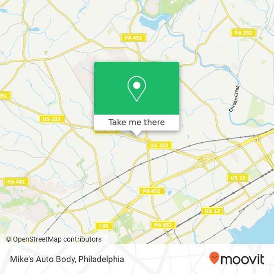 Mapa de Mike's Auto Body