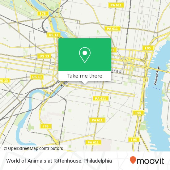 Mapa de World of Animals at Rittenhouse