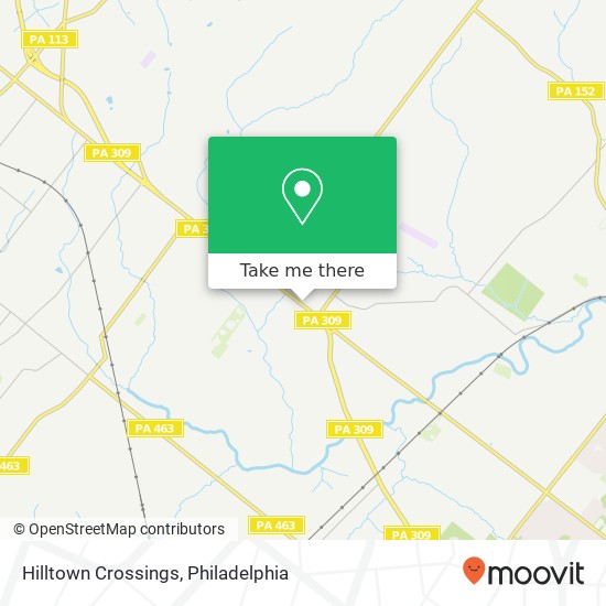 Mapa de Hilltown Crossings