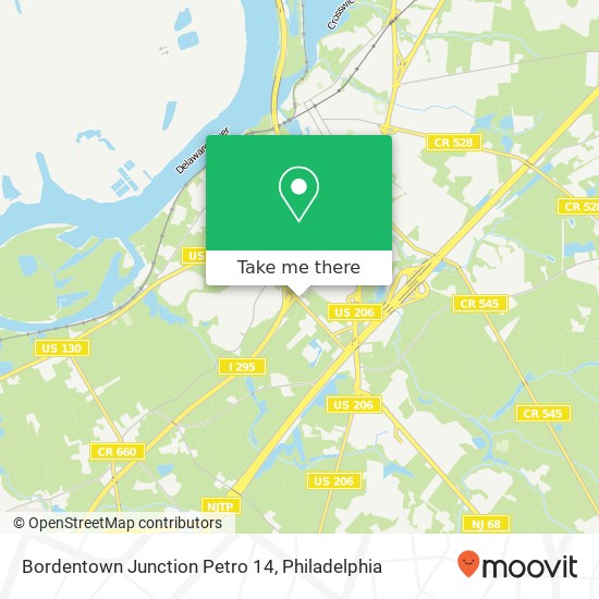 Mapa de Bordentown Junction Petro 14