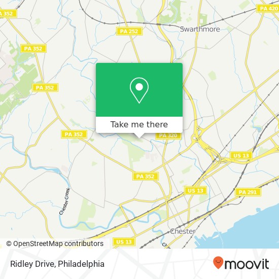 Mapa de Ridley Drive