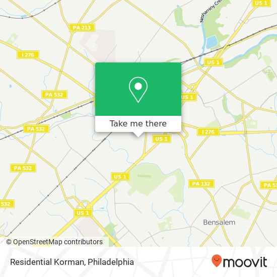 Mapa de Residential Korman