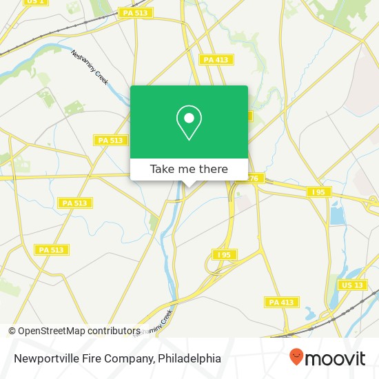 Newportville Fire Company map