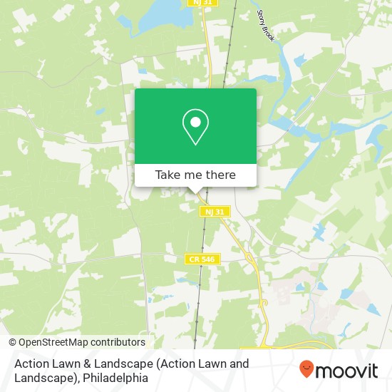 Action Lawn & Landscape map