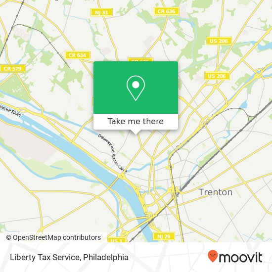 Mapa de Liberty Tax Service