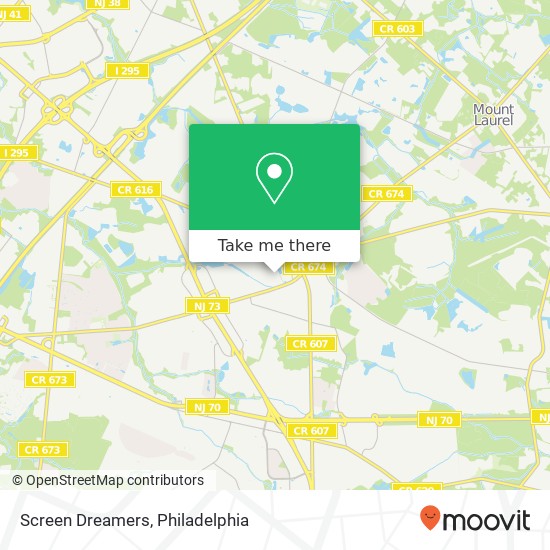 Screen Dreamers map