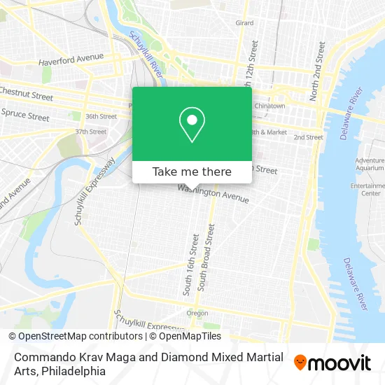Commando Krav Maga and Diamond Mixed Martial Arts map