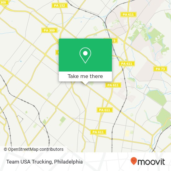 Mapa de Team USA Trucking