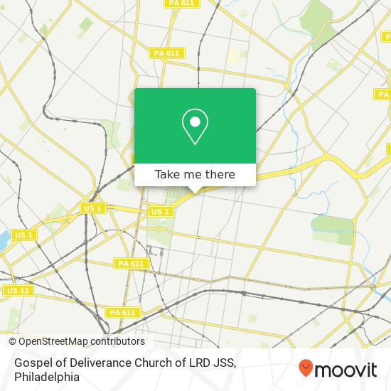 Mapa de Gospel of Deliverance Church of LRD JSS