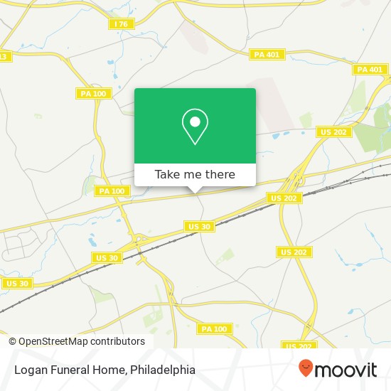 Mapa de Logan Funeral Home