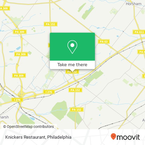 Knickers Restaurant map