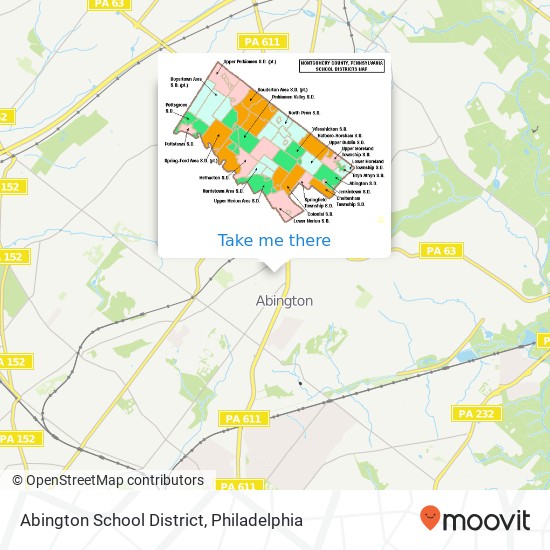 Abington School District map