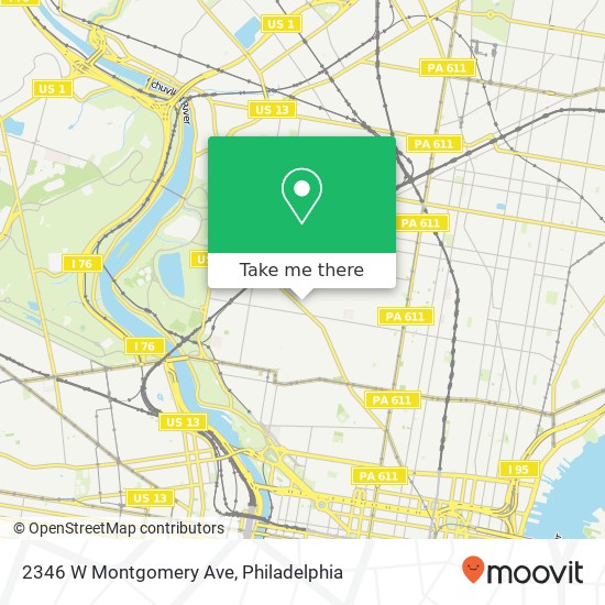Mapa de 2346 W Montgomery Ave
