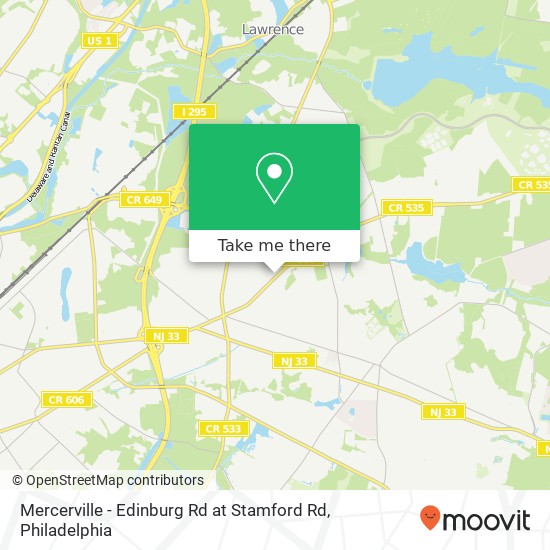 Mercerville - Edinburg Rd at Stamford Rd map