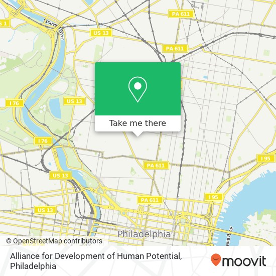 Mapa de Alliance for Development of Human Potential