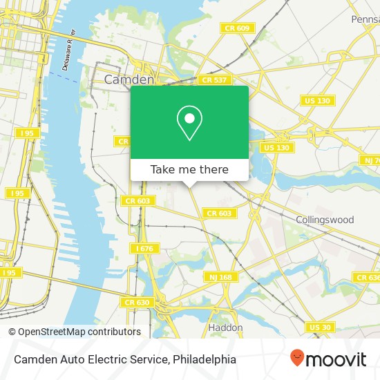 Mapa de Camden Auto Electric Service