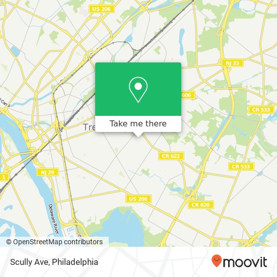 Mapa de Scully Ave