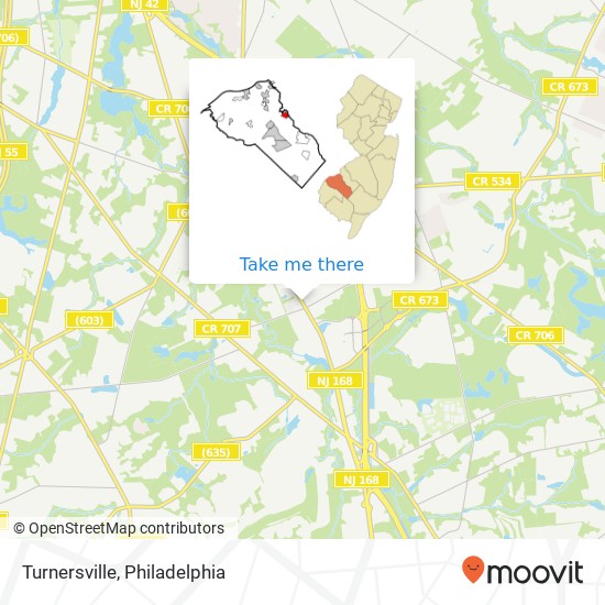 Mapa de Turnersville