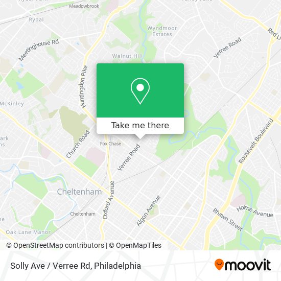 Solly Ave / Verree Rd map
