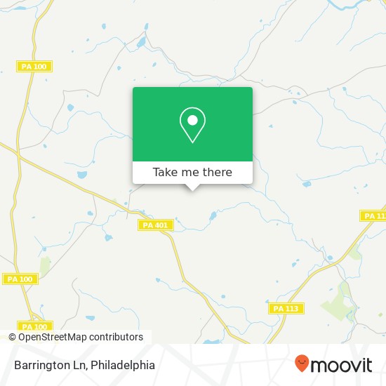 Barrington Ln map