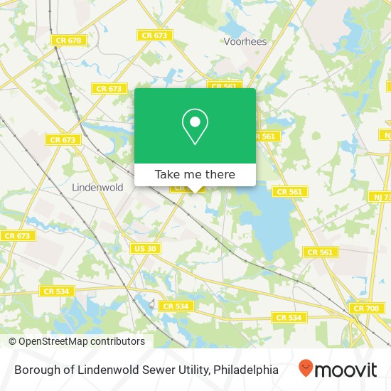 Mapa de Borough of Lindenwold Sewer Utility