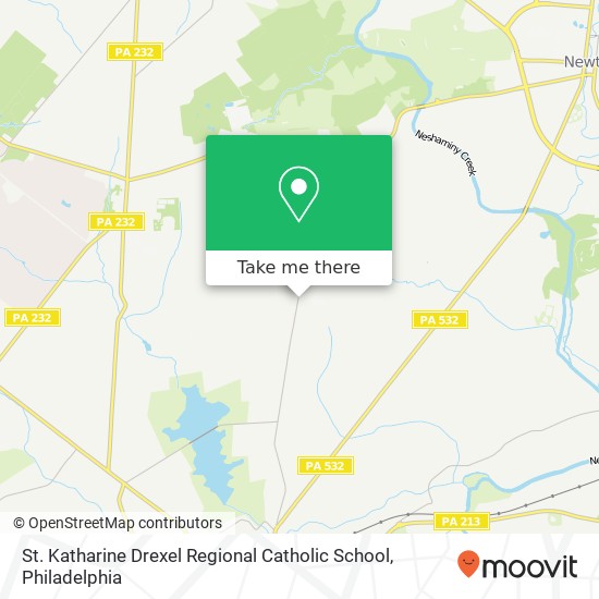St. Katharine Drexel Regional Catholic School map