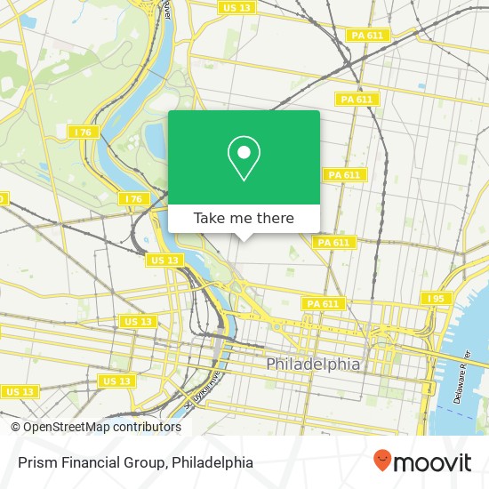 Mapa de Prism Financial Group