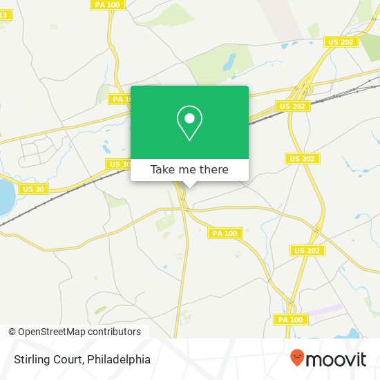 Mapa de Stirling Court