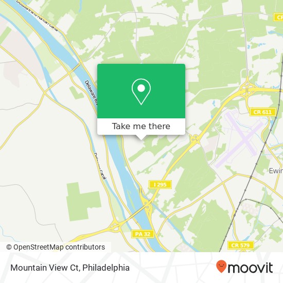 Mapa de Mountain View Ct