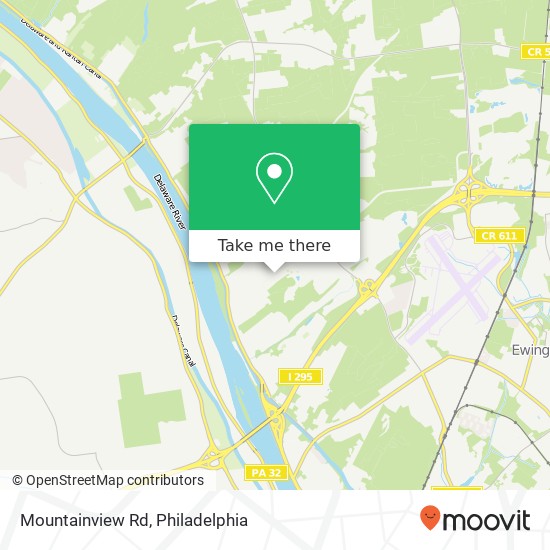 Mountainview Rd map