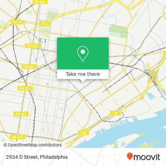 2934 D Street map