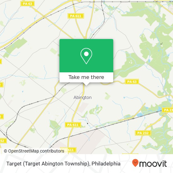Mapa de Target (Target Abington Township)