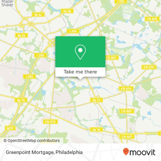Mapa de Greenpoint Mortgage