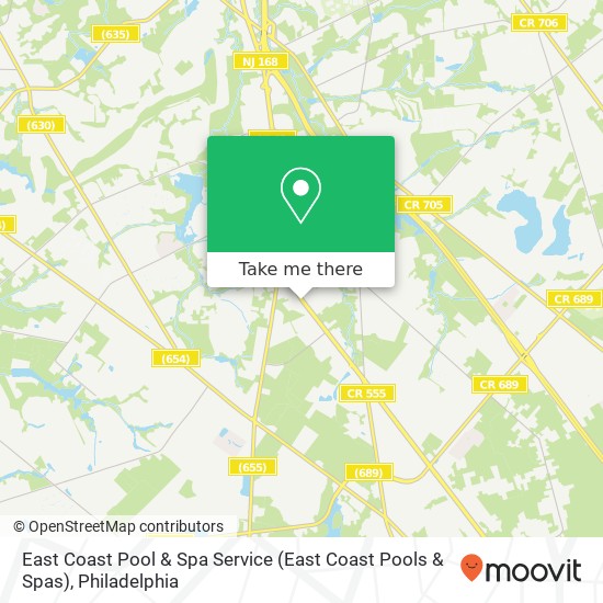 East Coast Pool & Spa Service (East Coast Pools & Spas) map