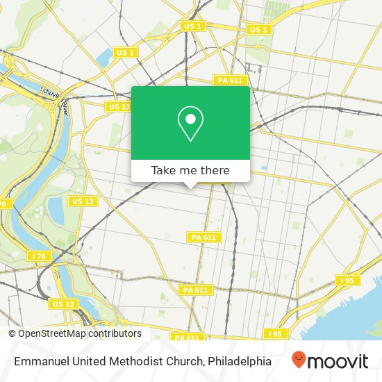 Emmanuel United Methodist Church map