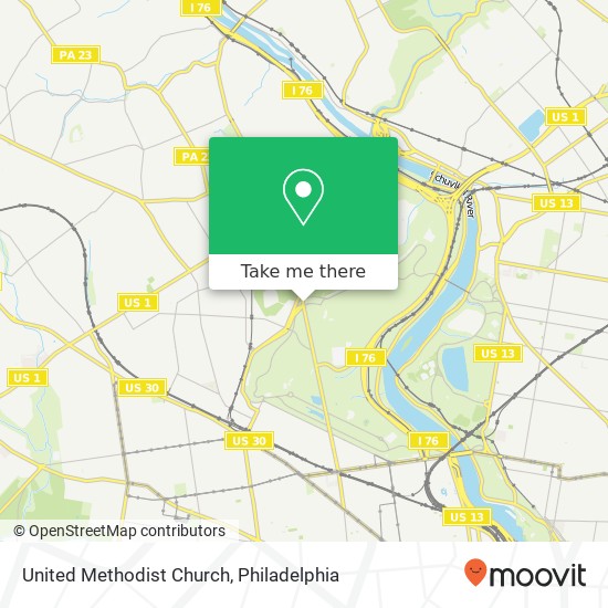 Mapa de United Methodist Church