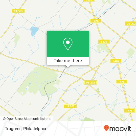 Trugreen map