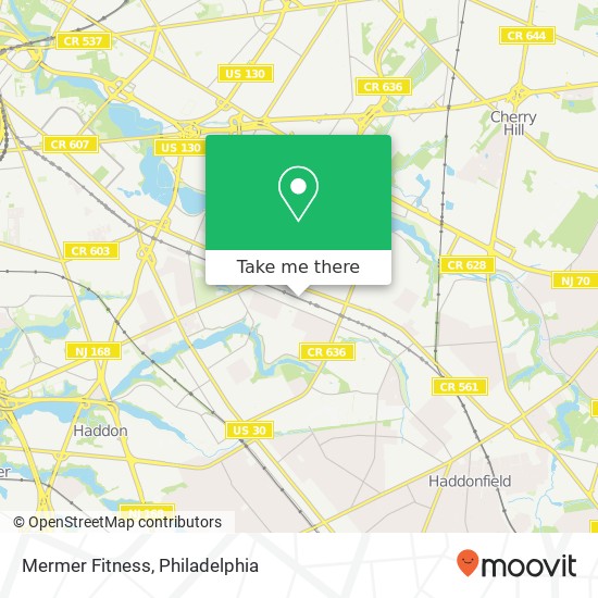 Mermer Fitness map