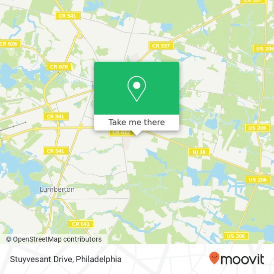 Stuyvesant Drive map