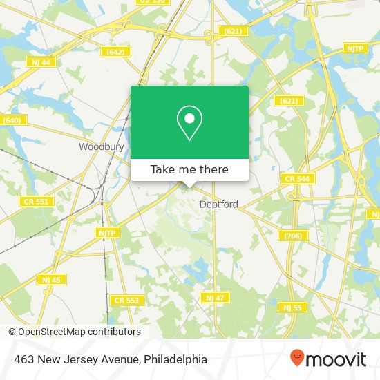 Mapa de 463 New Jersey Avenue