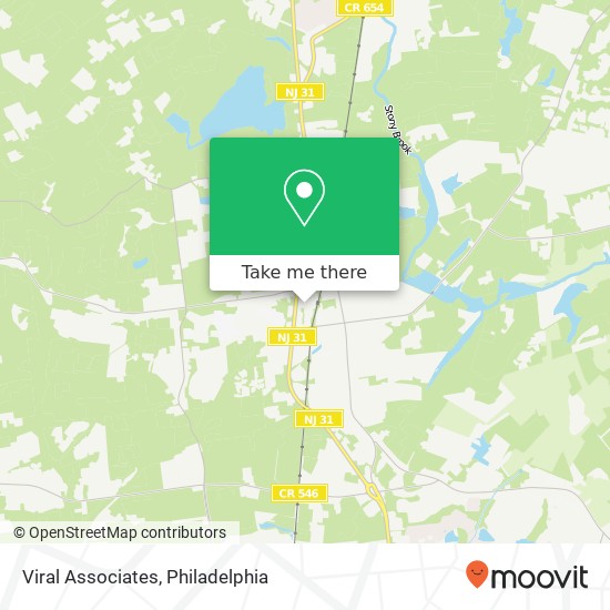 Viral Associates map