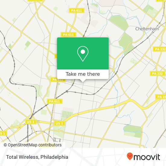 Total Wireless map